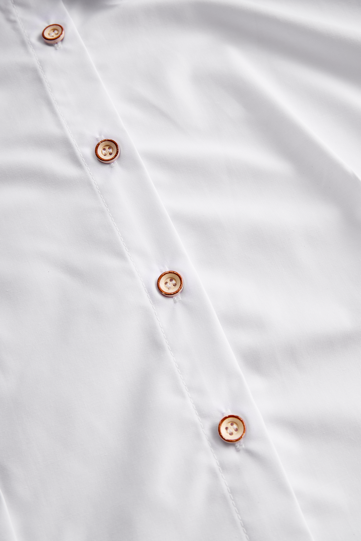 Chic White Button-Up Blouse And Black Pencil Skirt Set