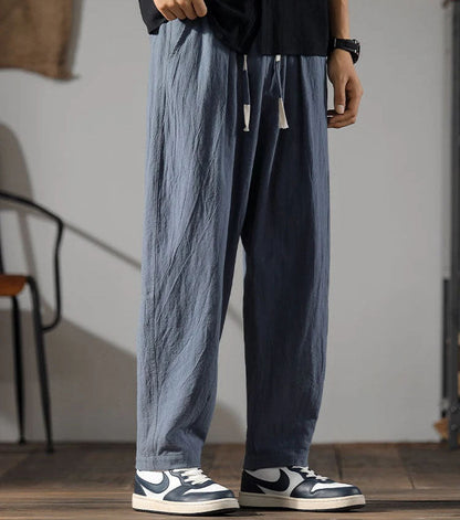 Kaizen Relaxed Fit Linen Pants