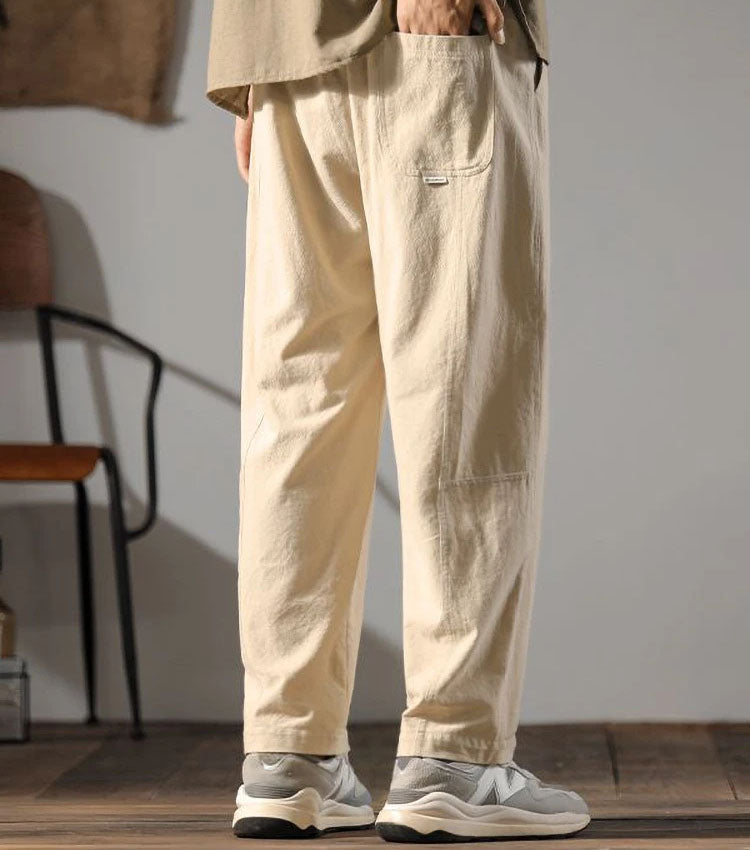 Kaizen Relaxed Fit Linen Pants