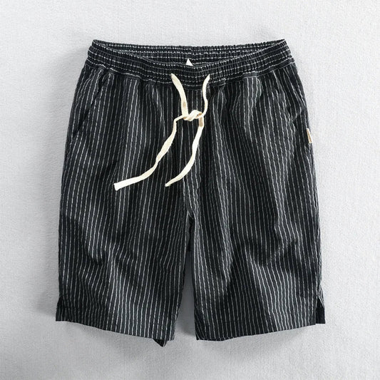 Biarritz Linen Stripe Shorts