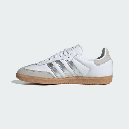 Classic Shoes – White & Silver
