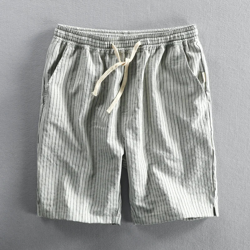 Biarritz Linen Stripe Shorts